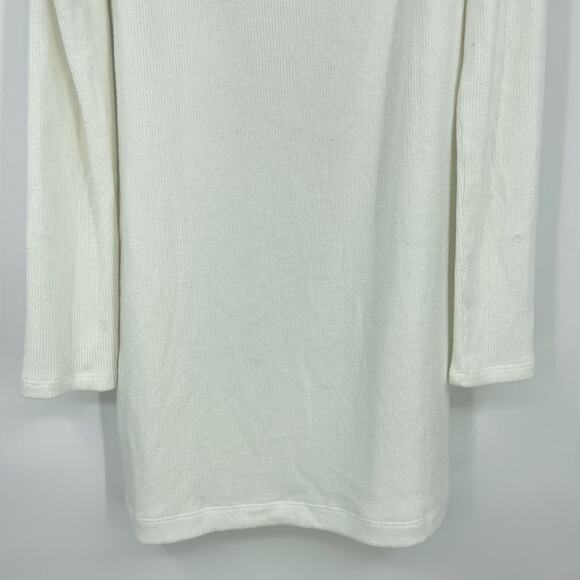 Enza Costa x REVOLVE | Off-shoulder Sweater Mini Dress in Winter White M - Picture 9 of 11